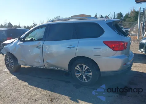 2017 Nissan Pathfinder Sv из США, поврежденный, VIN 5N1DR2MM1HC637954